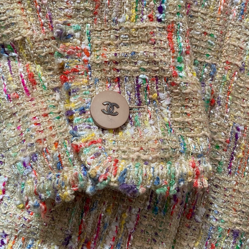 🛑 SALE CHANEL vintage jacket stunning very good condition 42 FR like small - Picture 8 of 14